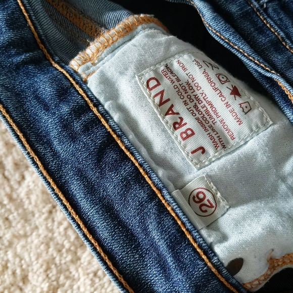 J Brand pencil leg skinny jeans size 26 - Picture 6 of 6